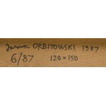 Janusz Orbitowski (1940 Kraków - 2017 Kraków), Bez tytułu 6/87, 1987