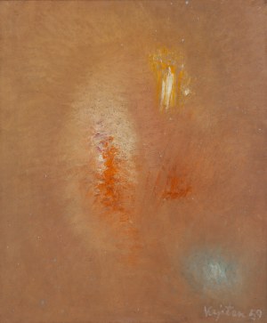 Kajetan Sosnowski (1913 Wilno - 1987 Warszawa), Erotyk (recto) / Portret (verso), 1959