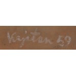 Kajetan Sosnowski (1913 Vilnius - 1987 Warsaw), Erotic (recto) / Portrait (verso), 1959.