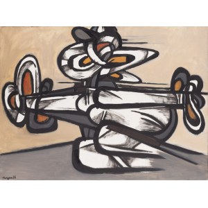 Pinchas Burstein \ Maryan (1927 Nowy Sącz - 1977 New York), Boxer, 1956.