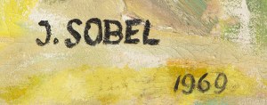Judyta Sobel (1924 Lwów - 2012 Nowy Jork), Pejzaż, 1969
