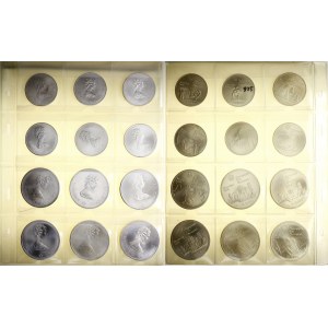 Kanada, zestaw: 6 x 5 dolarów oraz 6 x 10 dolarów, 1973-1976