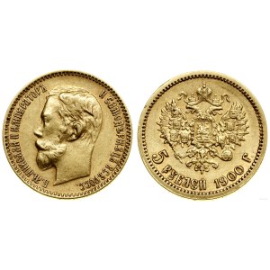Russland, 5 Rubel, 1900 ФЗ, St. Petersburg