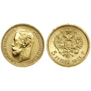 Russland, 5 Rubel, 1901 ФЗ, St. Petersburg