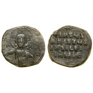 Byzantium, anonymous follis (attributed to Basil II and Constantine VIII), (ca. 976-1028), Constantinople