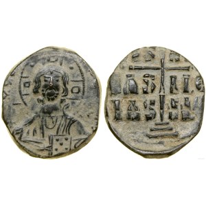 Byzantium, anonymous follis (attributed to Roman III or Michael IV Paphlagonian), (ca. 1028-1041)