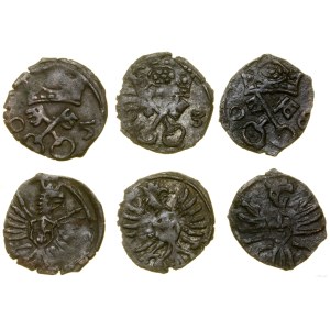 Poland, set of 3 x denarius, 1603, 1605, 1606, Poznań