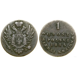 Poland, 1 grosz, 1825 IB, Warsaw