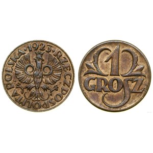 Polska, 1 grosz, 1923, Kings Norton