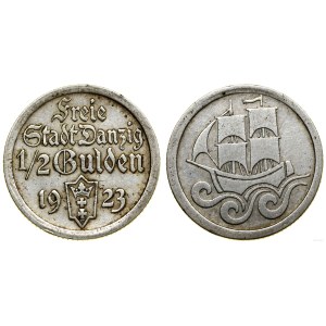 Polska, 1/2 guldena, 1923, Utrecht