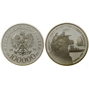 Polska, 100.000 złotych, 1991, Warszawa
