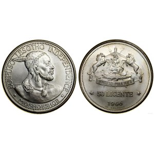 Lesotho, 50 licente, 1966