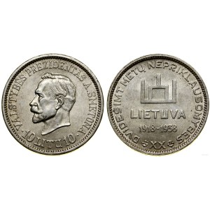 Litauen, 10 Litas, 1938, Kaunas
