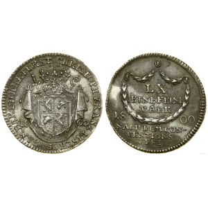 Německo, 1/4 tolaru = 20 krajcarů, 1800, Norimberk