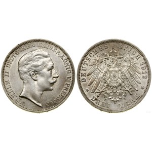 Germany, 3 marks, 1912 A, Berlin