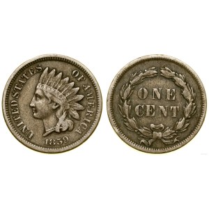 United States of America (USA), 1 cent, 1859, Philadelphia