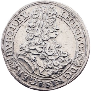 Leopold I., 1/2 Thaler 1703, KB, Kremnitz