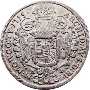 Karel VI., 1/2 tolaru 1715, KB, Kremnice