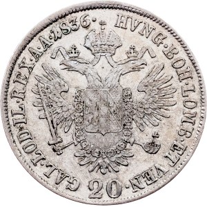 Ferdinand V., 20 Kreuzer 1836, A, Vídeň