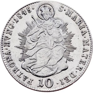 Ferdinand V., 10 Kreuzer 1845, B, Kremnitz