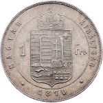 Franz Joseph I., 1 Forint 1870, GYF, Karlsburg