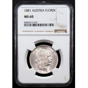 Franz Joseph I., 1 Gulden 1881, Vienna
