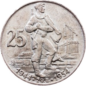 Czechoslovakia, 25 Korun 1954