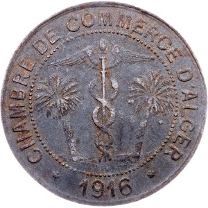 Algerien, 10 Centimes 1916