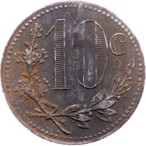 Algeria, 10 Centimes 1916