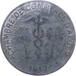 Algeria, 10 Centimes 1917