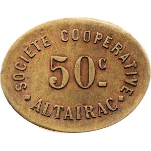 Algeria, 50 Centimes 20th Century (ND)