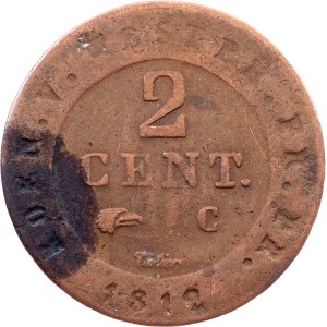 Germany, 2 Centimes 1812, C, Kassel