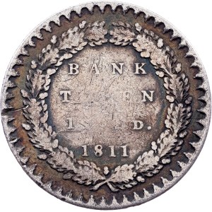 Great Britain, Bank of England 1 Shilling 6 Pence Token 1811