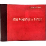 Geographical Atlas of Europe, with 20 maps and 4 tables, Warsaw 1913 [ Map of Europe, Map of the Kingdom of Poland, Wedel ads ].