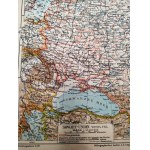 Map Soviet Union - World War II period - Sowjet Union - Leipzig 1941