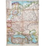 World War II map of the European part of Russia, Berlin 1941