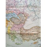 Map of the Eastern Front and the Middle East, Metz circa 1941.