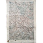 General Map of Central Europe - Troppau - Opava, Těšín Silesia [ Cieszyn Skoczów, Gliwice ], 1915 edition.