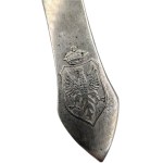 Patriotic eagle letter knife - Second Republic, circa 1930.