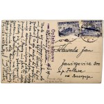 Postcard - O.R.P. Baltic - School Division, Gdynia 1937 [ Stamp, written from the deck of the cruiser O.R.P. Baltic, Navy ].