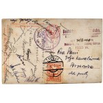 Postcard - Babia Góra - chapel - At the morning prayer. [Beskidy, Beskidenverein Bielitz, Bielsko, Zawoja stamp ].