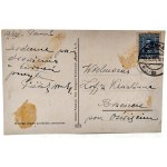 Postcard - Poznań - Central Station - Poznań 1931 [ Railway Station ].