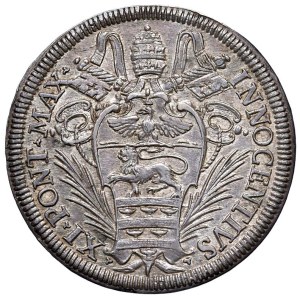 Italian Mints - Roma - Innocenzo XI (1676-1689) Testone 1684 - D/ ...