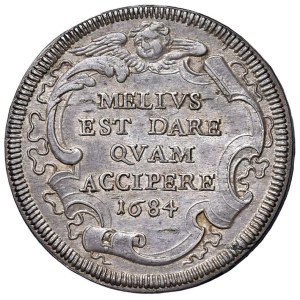 Italian Mints - Roma - Innocenzo XI (1676-1689) Testone 1684 - D/ ...