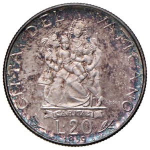 San Marino i Watykan - Watykan - Jan XXIII (1958-1963) 20 lirów 1959...