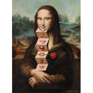 Rafal Olbinski (b.1943) Rehearsal of an icon