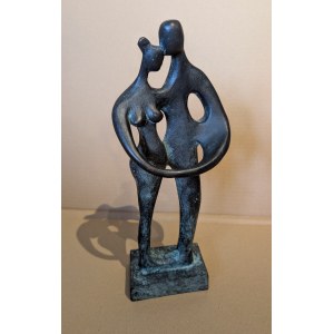 Miloslava Skoczek-Slivinska, Lovers, bronze sculpture edition 1 of 8, 2022