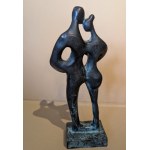 Miloslava Skoczek-Slivinska, Lovers, bronze sculpture edition 1 of 8, 2022