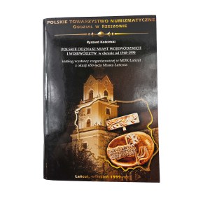 KOŚCIŃSKI Ryszard - Polish badges of voivodship cities and provinces in the period from 1948-1998. exhibition CATALOGUE, Łańcut September 1999