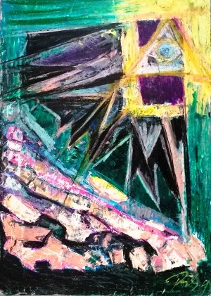 Paweł POŚREDNIK (ur. 1957), Wielki wybuch, 1998